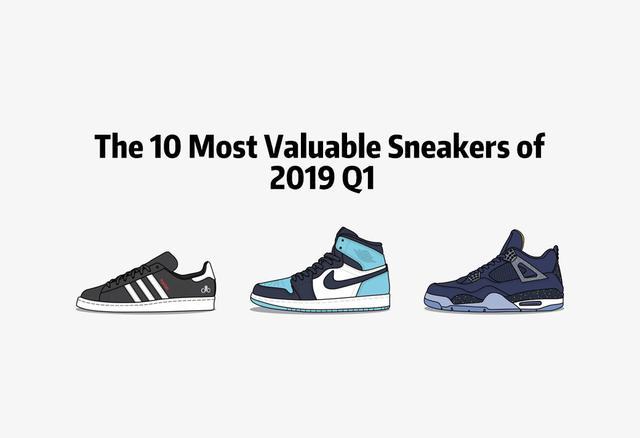 2019第一季度最暢銷的10款球鞋(aj1淡雅粉實體店多少錢)