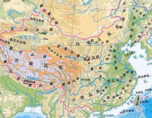中国四大盆地地理位置图片