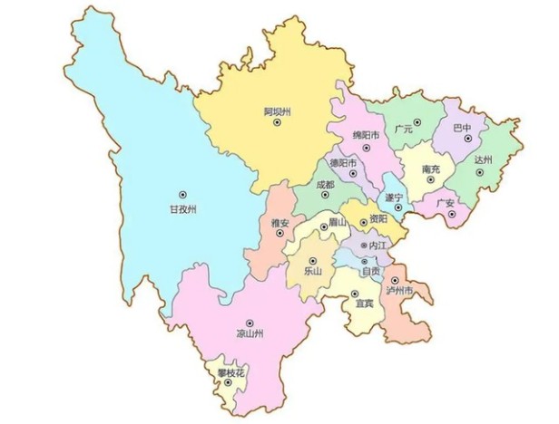 四川省有哪些市和县(四川下辖市县一览)