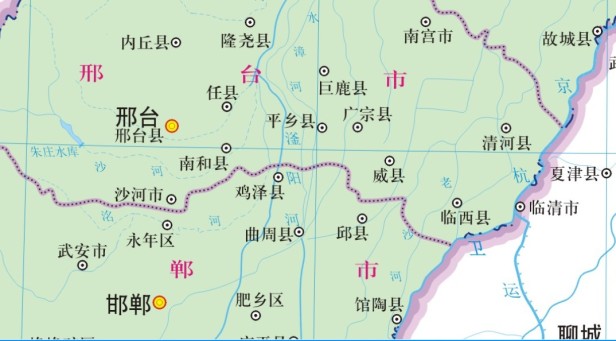 鸡泽县行政区划图图片