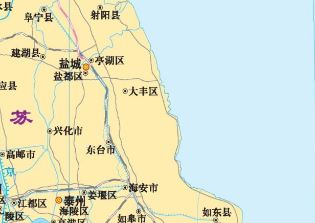 大丰镇地图图片